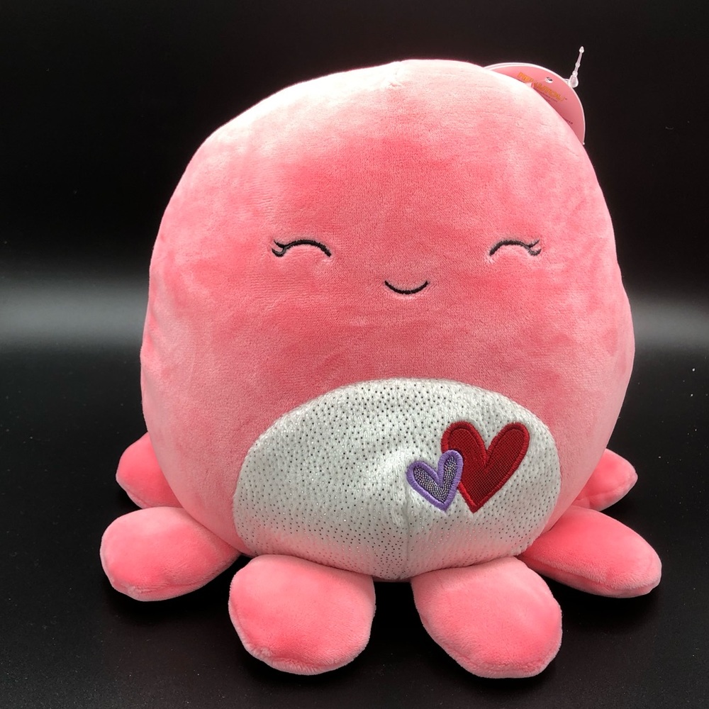 8” Abby The Octopus Squishmallow Valentines NEW